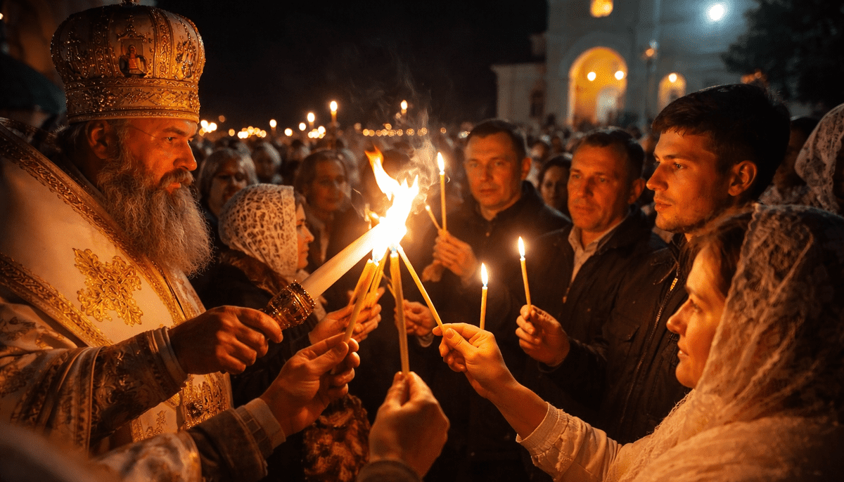 Focul Haric: lumina sacră care aduce speranță și credință în noaptea de Paște