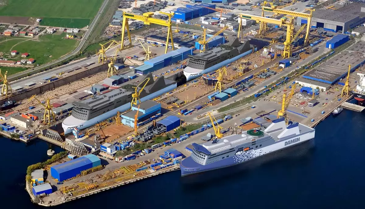 Șantierul naval din Mangalia este scos la vânzare pentru 184 de milioane de euro. Reluarea activității depinde de găsirea cumpărătorului 