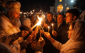 Focul Haric: lumina sacră care aduce speranță și credință în noaptea de Paște