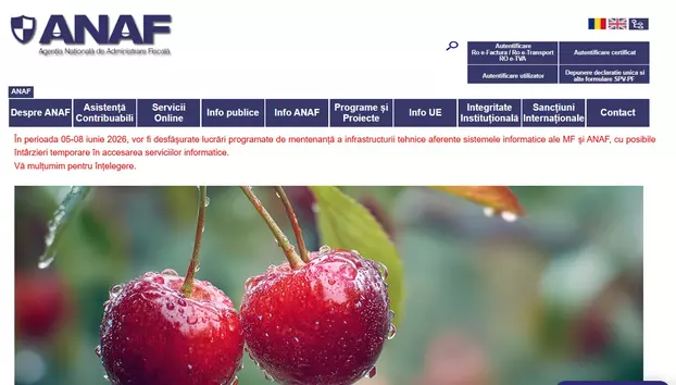 ANAF anunță posibile întârzieri la serviciile online. Mentenanța sistemelor are loc între 5 și 8 iunie