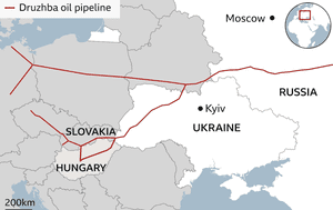 Slovacia condiționează sancțiunile împotriva Rusiei de reluarea distribuției de petrol prin coducta Drujba
